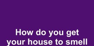 How to Make Your House Smell Fresh Like Clean Laundry