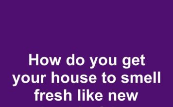 How to Make Your House Smell Fresh Like Clean Laundry