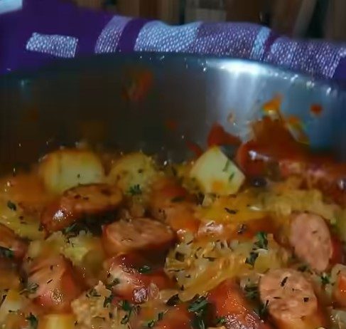 Kielbasa Potato Skillet