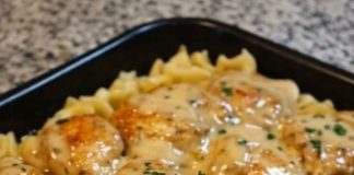 One Pan Chicken with Buttered Noodles