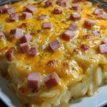 cheesy ham potato casserole