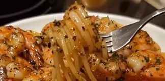 Shrimp Scampi with Spaghetti