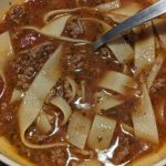 Hamburger Noodle Soup