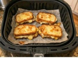 Air Fryer Grilled Cheese Sandwich