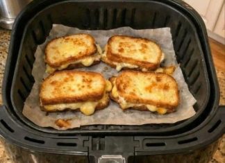 Air Fryer Grilled Cheese Sandwich