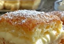 Vanilla Custard Cream Squares