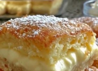 Vanilla Custard Cream Squares