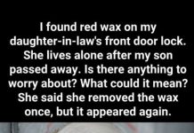 What Could Red Wax on Your House Lock Mean?