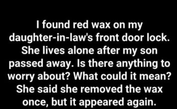 What Could Red Wax on Your House Lock Mean?
