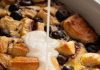 Blueberry Cinnamon Roll Casserole