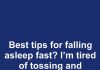 Proven Tips for Falling Asleep Faster — Stop Tossing and Turning Tonight