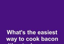 The Easiest Way to Make Bacon Without Making a Huge Mess