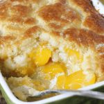 Hot Peach Cobbler Right Out of the Oven — A Warm, Comforting Classic