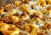 Cheesy Baked Tortellini Casserole