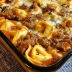 Cheesy Baked Tortellini Casserole