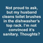 Can a Toilet Brush Be Washed in the Dishwasher Safely?