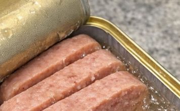 Opened a can of Spam and found it sitting in a clear jelly. Is that normal or did it go bad