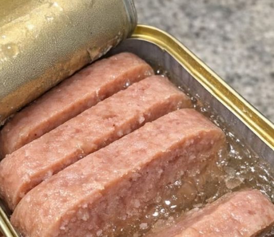 Opened a can of Spam and found it sitting in a clear jelly. Is that normal or did it go bad