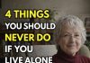 I am 73 years old, I live alone and I feel fulfilled: 4 tips that work for me.