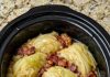 Slow Cooker Braised Cabbage and Bacon