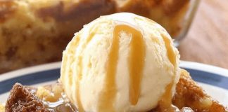 Old-Fashioned Bread Pudding with Vanilla Sauce