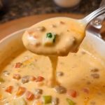 Crockpot Cheeseburger Soup