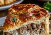 Sausage Gravy and Biscuit Pie