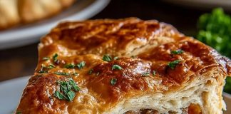 Sausage Gravy and Biscuit Pie