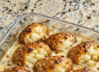 3 Ingredients Buttermilk Baked Potatoes