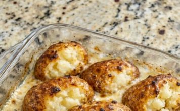 3 Ingredients Buttermilk Baked Potatoes