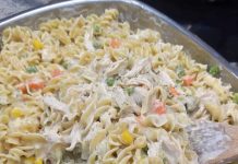 chicken pot pie pasta recipe