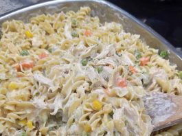 chicken pot pie pasta recipe