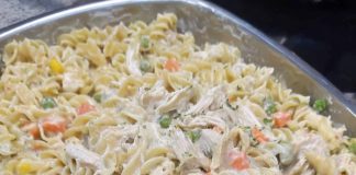 chicken pot pie pasta recipe