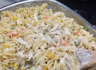 chicken pot pie pasta recipe