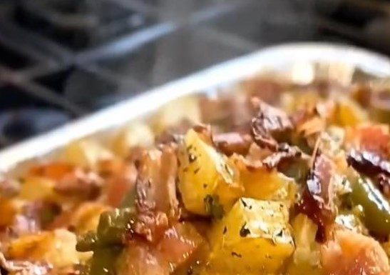 Country Ranch Green Beans ’n Potatoes with Bacon