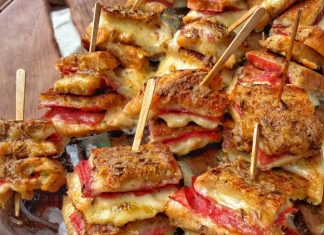 Stackable Reuben Bites with Dijon Caraway Butter