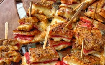 Stackable Reuben Bites with Dijon Caraway Butter