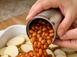 4-Ingredient Amish Baked Bean & Potato Bake