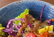 Copycat Thai Crunch Salad with Peanut Dressing