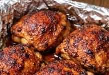 Oven Baked 4 Ingredient Smoked Paprika Chicken