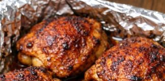 Oven Baked 4 Ingredient Smoked Paprika Chicken