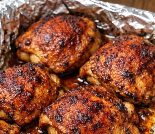 Oven Baked 4 Ingredient Smoked Paprika Chicken