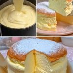 Classic Vanilla Butter Cake with Buttermilk Sauce