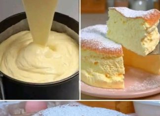 Classic Vanilla Butter Cake with Buttermilk Sauce