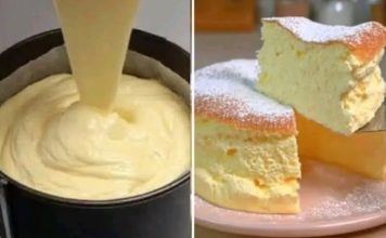 Classic Vanilla Butter Cake with Buttermilk Sauce