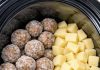 Slow Cooker Meatball and Potato Stew