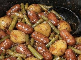 Crockpot Sausage and Potatoes
