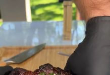 Steak with Bone Marrow Chimichurri