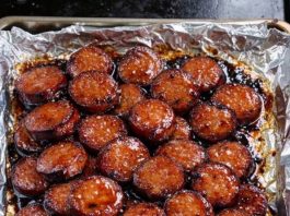 Candied Kielbasa Bites