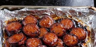 Candied Kielbasa Bites